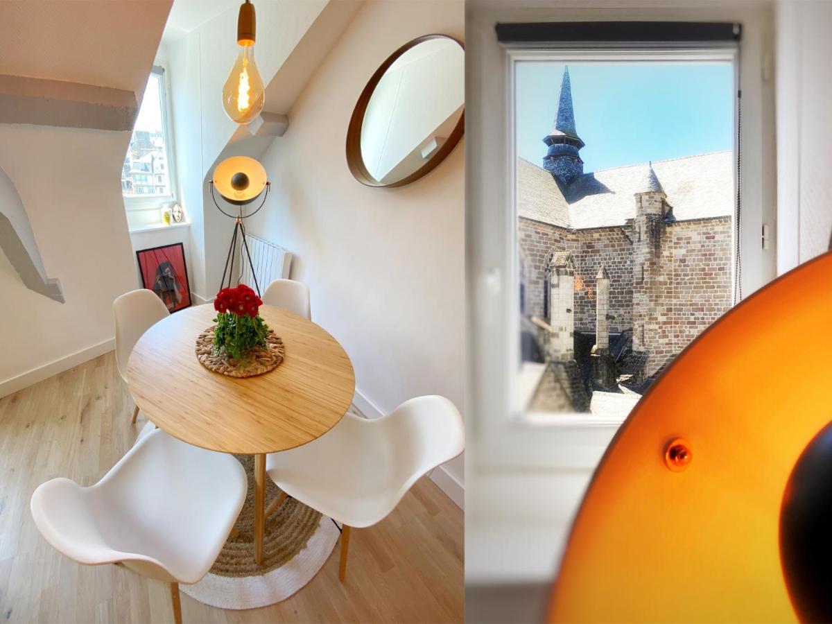 Marie Et Brieuc _ Duplex Lumineux Colore Atypique Face Cathedrale Saint-Brieuc Dış mekan fotoğraf
